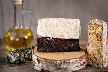Handmade scrub soap