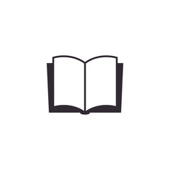 Book icon, Vector isolated symbol on white background