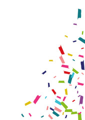 Color Abstract Shine Postcard