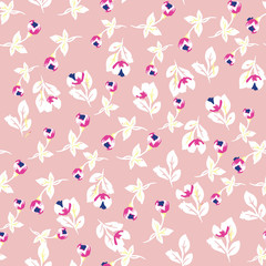Fashionable pattern in small flowers. 