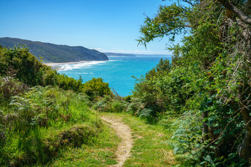 hiking the great ocean walk to milanesia beach, coast of victoria, australia
