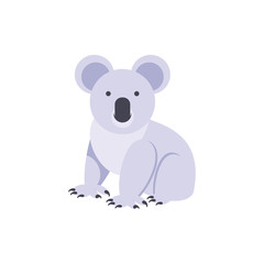 Fototapeta na wymiar Cute australian koala vector design
