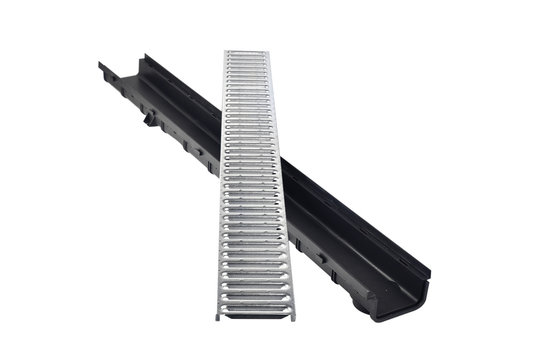 Drainage system accessories with stainless and pvc composite grid.