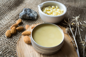 Cocoa butter is beautifully laid out on the table