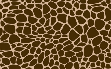 Textuur giraffe bruin beige vlek dierenhuid print naadloos herhalen
