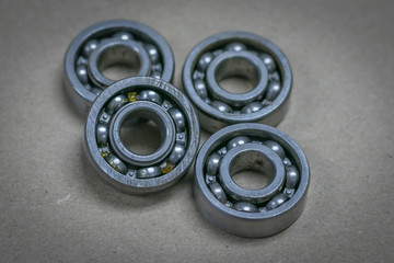 Obraz premium Bearings with different conditions, used and almost new