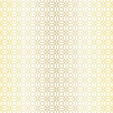 seamless gold vector geometric pattern