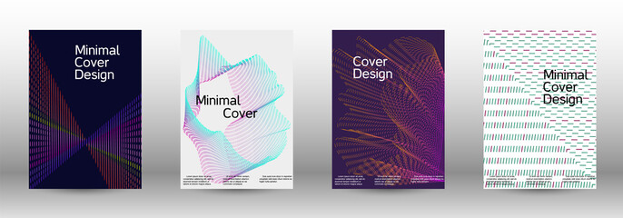 Cover design template set 