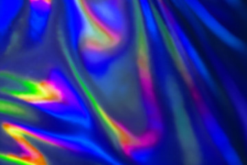 Blur background Abstract bright holographic background multicolored trendy Futuristic lights