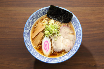 中華そば　ハイアングル