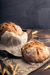 Homemade rustic bread