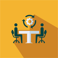 Business consulting and setting sign