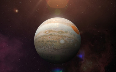 Obraz na płótnie Canvas Planet Jupiter.