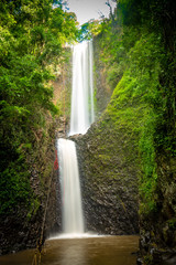 View of Cassorova waterfall. Brotas City, São Paulo - Brazil