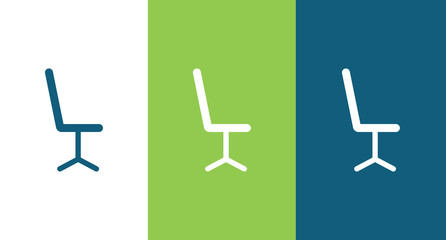 Chair icon for web and mobile