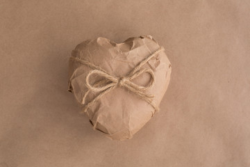 Heart in Wrapping Paper