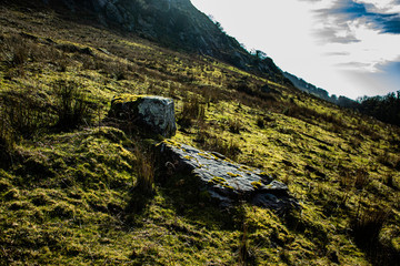 Paisajes en la subida al monte Adarra del Pa&iacute;s Vasco