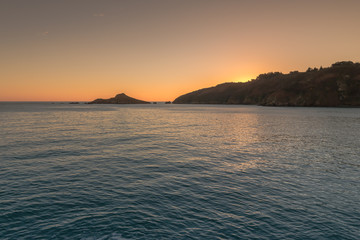 Le lever de soleil sur Gwin Zégal