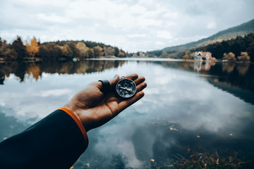 Compass, navigational compass, travel compass, lost compass,