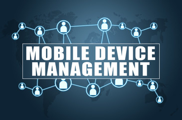 Fototapeta premium Mobile Device Management