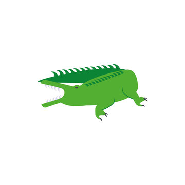Cute australian crocodile vector design