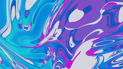 Abstract fluid colors backgrounds. Trendy Vibrant Fluid Colors. 3d render