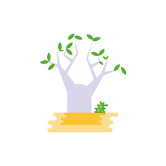 Isolated australian tree vector design