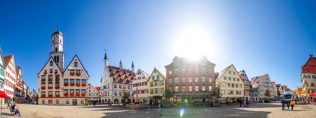 Marktplatz, Biberach an der Riß, Deutschland 