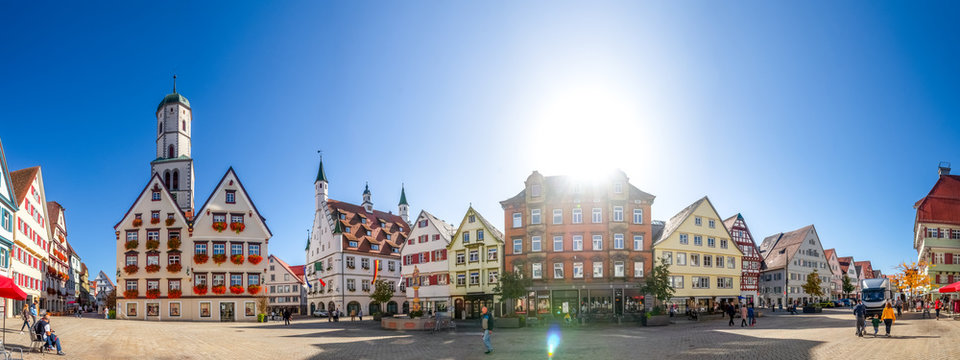 Marktplatz, Biberach an der Ri&szlig;, Deutschland 