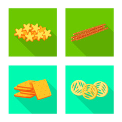 Vector illustration of Oktoberfest and bar icon. Collection of Oktoberfest and cooking vector icon for stock.