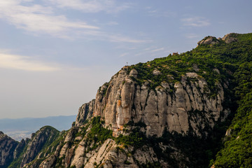 Fototapeta na wymiar Views from Montserrat across the valley below