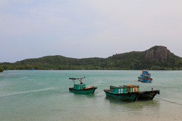 Fototapeta na wymiar Beautiful paradise on Con Dao Island Vietnam