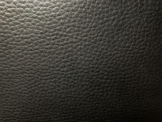 Black leather background in different sizes , macro shot