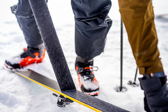 Ski Touring - equipment in the cold