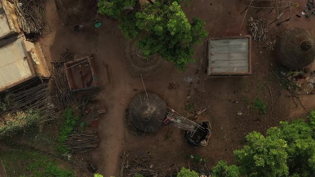 Africa Mali Village Top View 3