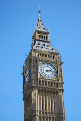 Fototapeta na wymiar Big Ben Clock Tower, London, England, UK