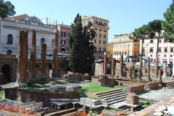 Roman Ruins in Rome, Italy