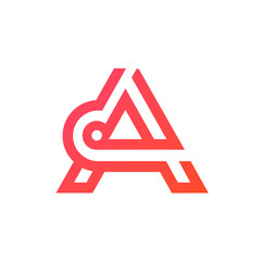 Letter A Logo Design Template.