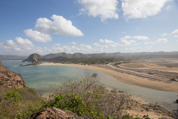 Fototapeta premium Scenic view of amazing tropical beach. Nature composition and vibrant colors.