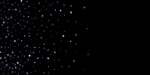 Purple glitter star confetti little spark violet