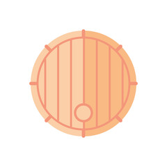 wine barrel drink isolated icon