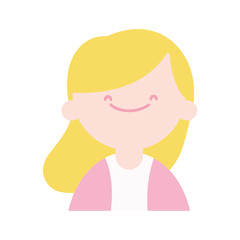 Obraz premium back to school education young student girl cartoon