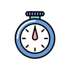 timer chronometer device isolated icon