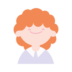 back to school education smiling young boy student cartoon