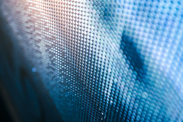 CloseUp LED blurred screen. LED soft focus background. abstract background ideal for design.
