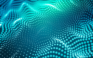 Abstract background. Molecules technology with polygonal shapes, connecting dots and lines....