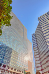 Obraz premium City of Tokyo in Japan. Scyscrapers of Tokyo at Daytime.