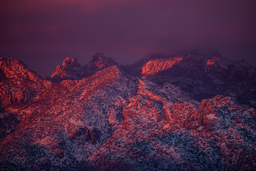 Sunset on Mt. Lemmon in Tucson Arizona