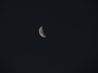 Moon in the end of the year 2019