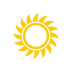 sun icon, summer icon